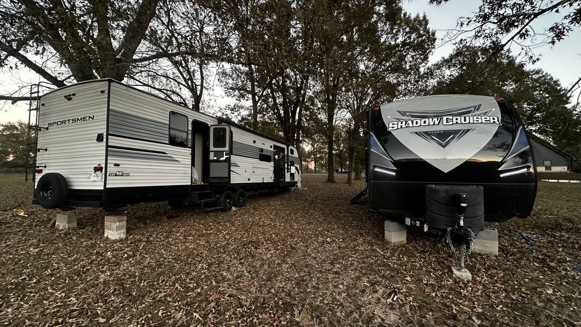 Temporary RV housing ready for delivery